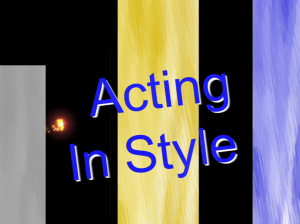 Acting In Style Graphic Logo